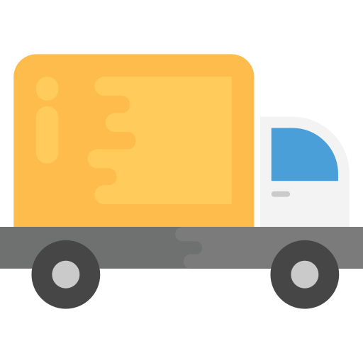 Delivery truck Flat Color Flat icon