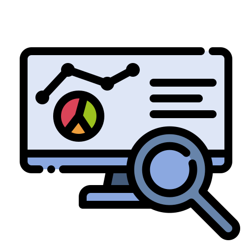 Research Generic Outline Color icon