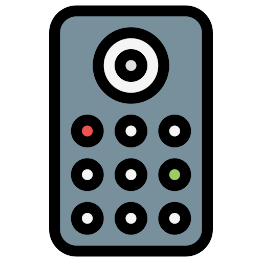 Remote control Generic Outline Color icon