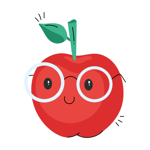 manzana gratis sticker