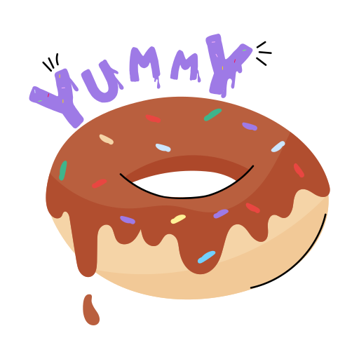 rosquilla gratis sticker