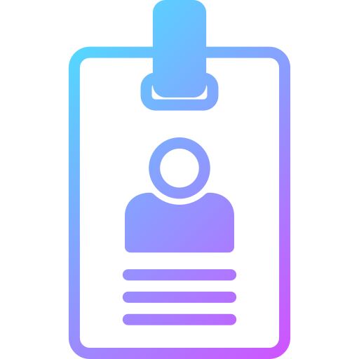 tarjeta de identificación icono gratis