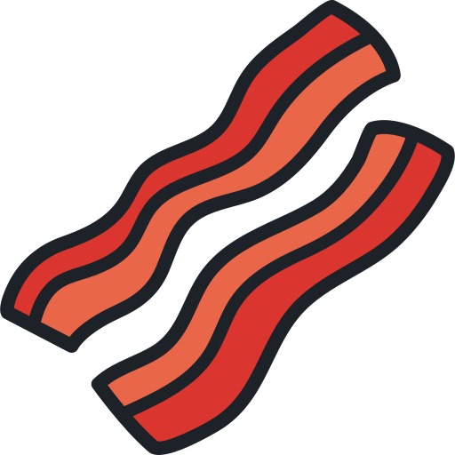 Bacon strips - Free food icons