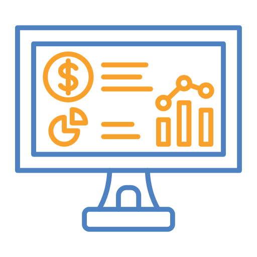 Analytic Generic Outline Color icon