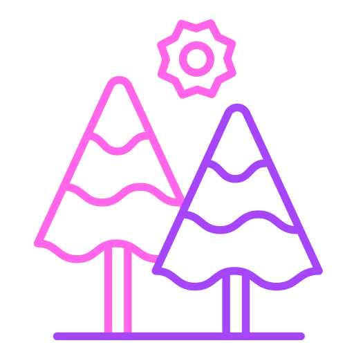 Pine Generic Outline Color icon