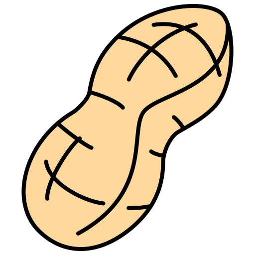 Peanut Generic Outline Color icon