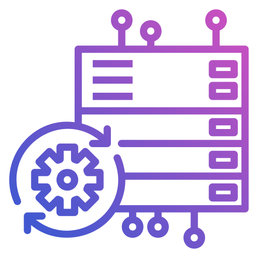 gestión de base de datos icono gratis