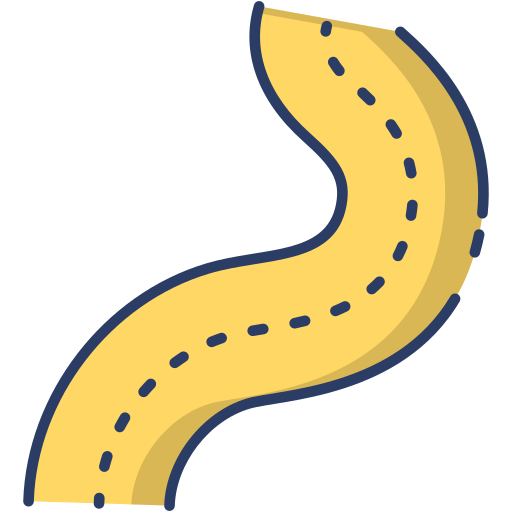 la carretera icono gratis