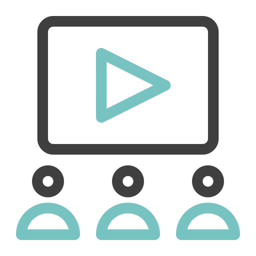 Videoconference Generic Outline Color icon