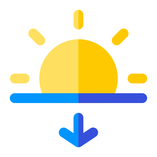 Sunset free icon Sunset free icon