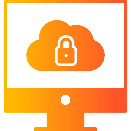 seguridad de datos icono gratis