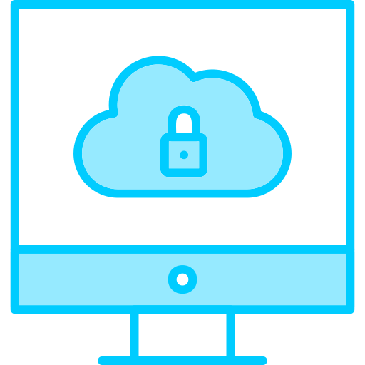 seguridad de datos icono gratis