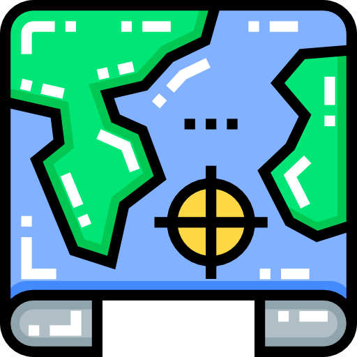 mapa icono gratis