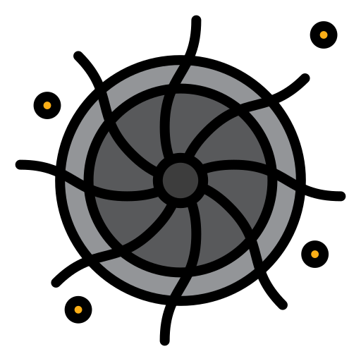 Black hole Generic Outline Color icon