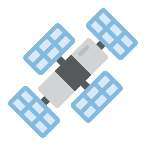 conexión satelital icono gratis