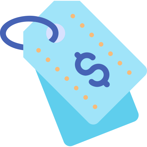 etiqueta de precio icono gratis