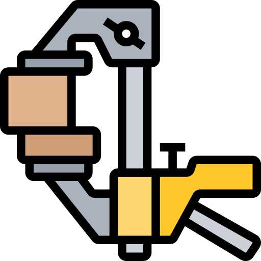 Clamp free icon