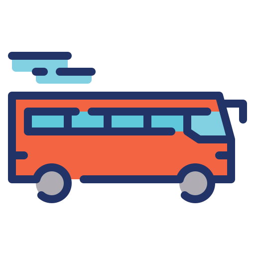 Bus Generic Outline Color icon