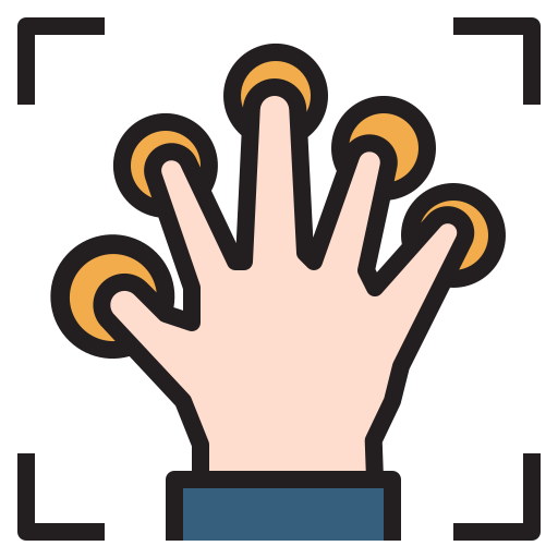 Finger print free icon