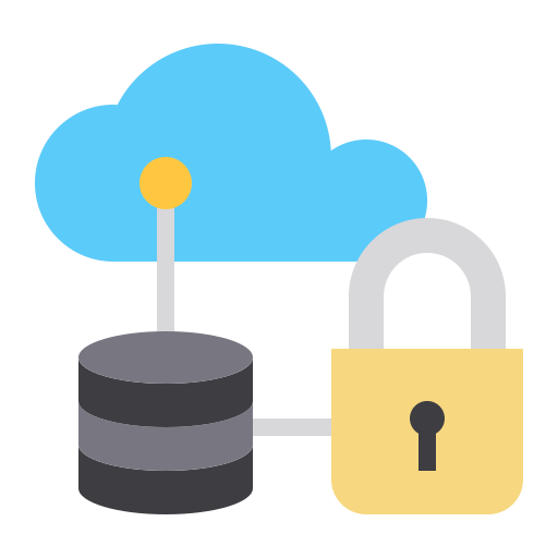 datos en la nube icono gratis