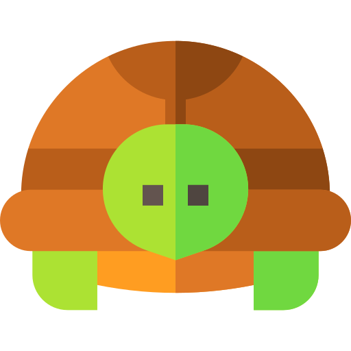 Turtle Basic Straight Flat icon