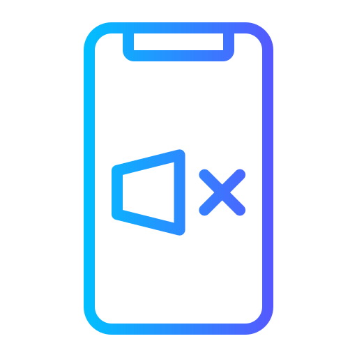 silencio icono gratis