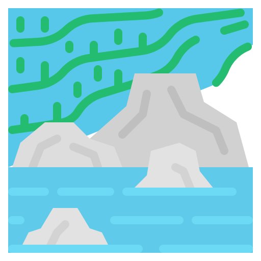 Aurora borealis - free icon