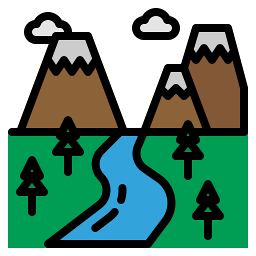 River Generic Outline Color icon
