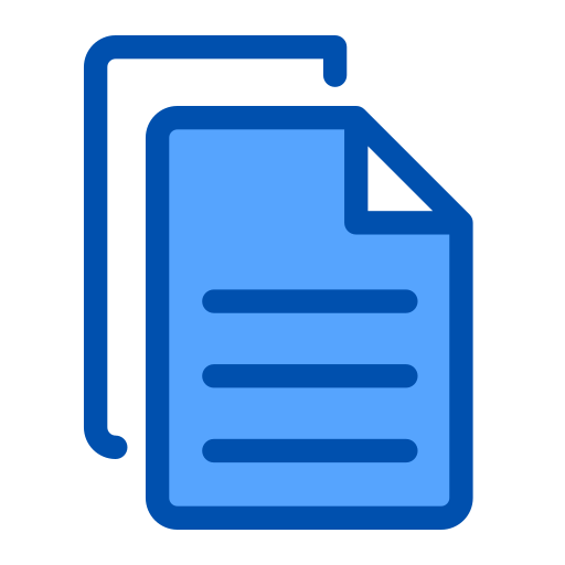 Copy Generic Blue icon