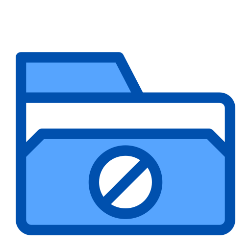 Blocked - free icon