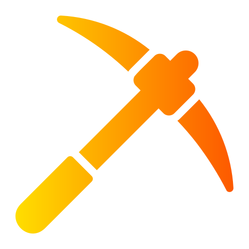 Pickaxe Generic Flat Gradient icon