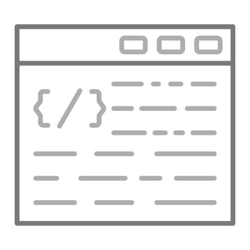codificación web icono gratis