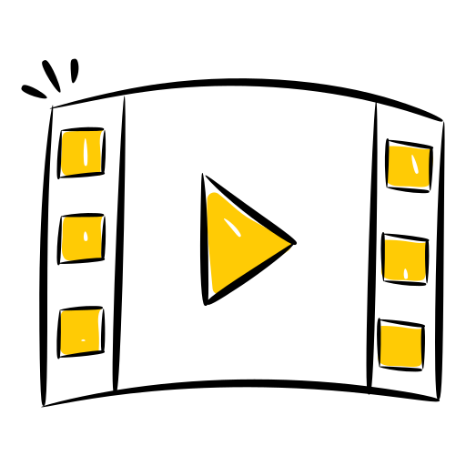 clip de vídeo icono gratis