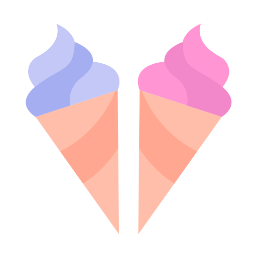 cucurucho de helado icono gratis