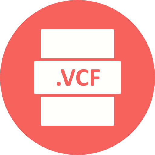 vcf icono gratis
