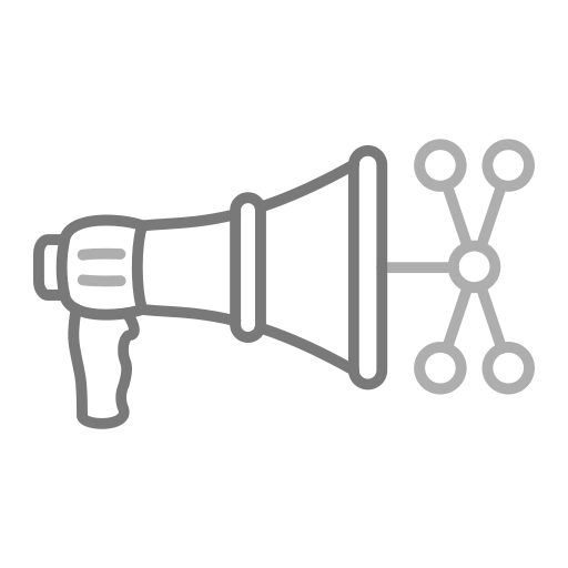 mercadeo viral icono gratis