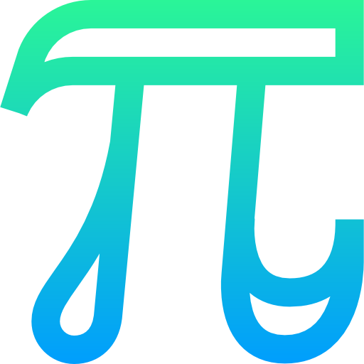 Pi Super Basic Straight Gradient icon