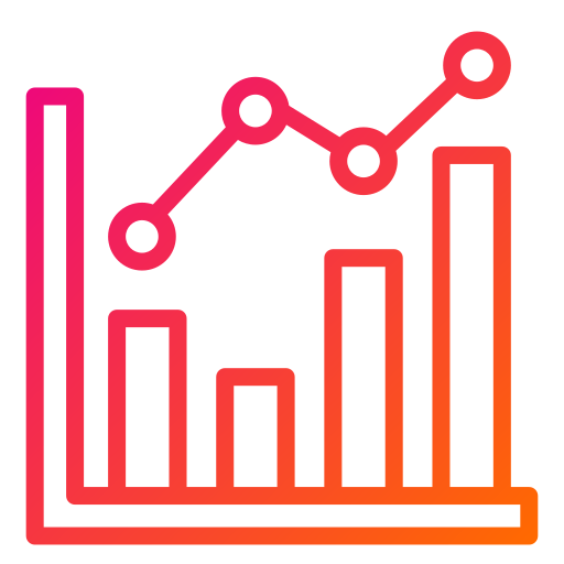 gráfico de linea icono gratis