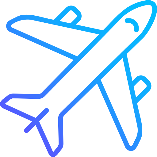 Air Freight Generic Gradient icon