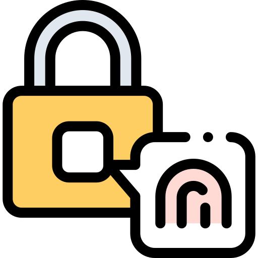 Padlock Detailed Rounded Lineal color icon