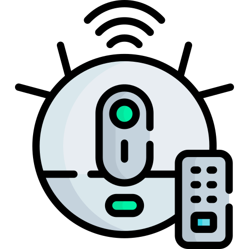 Robot Vacuum Special Lineal Color Icon