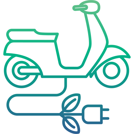 scooter electrico icono gratis