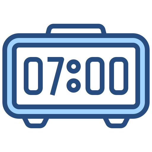 Clock Icon PNG - Alarm Clock Icon, Blue Clock Icon, Digital Clock