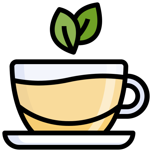Tea leaf and tea cup | Logo Template by LogoDesign.net