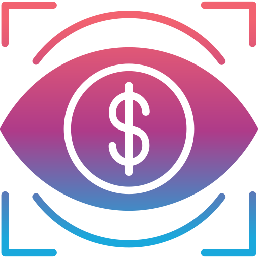 visión icono gratis