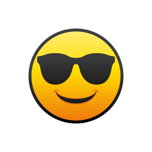 Cool glasses - Free smileys icons