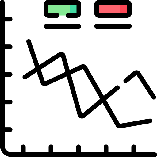 Line chart free icon Line chart free icon