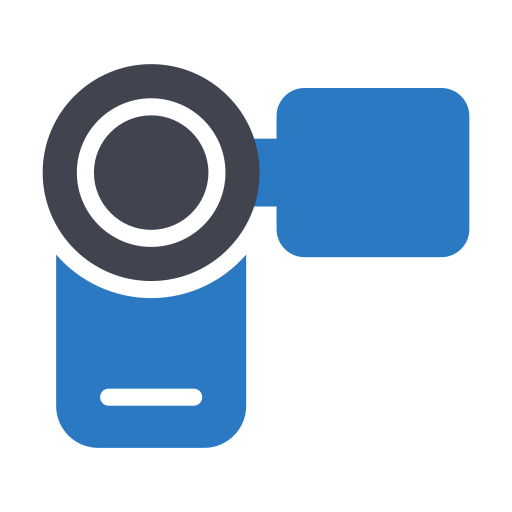 Video recording Generic Blue icon