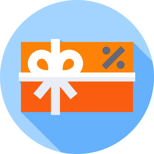 tarjeta de regalo icono gratis