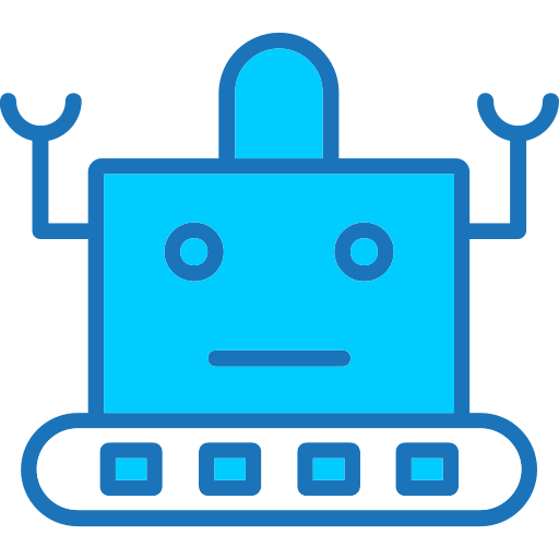 Robot Generic Blue icon